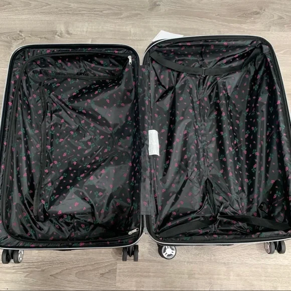 NWT Rare Betsey Johnson Floral Suitcase, Luggage, Travel Bag - 26” - Picture 6 of 10